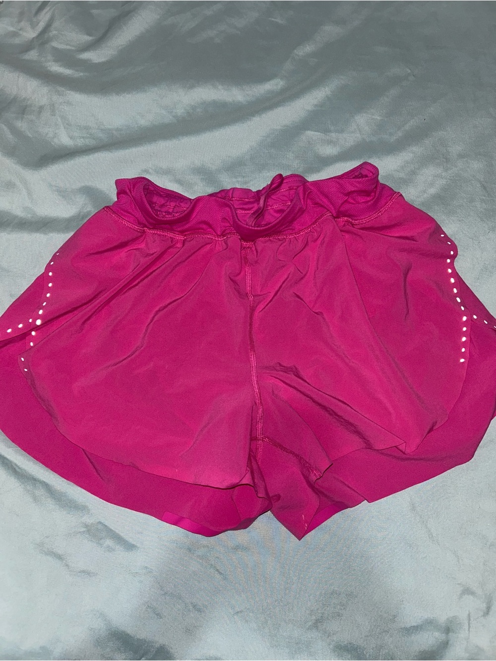 lululemon athletica Hot Pink Women's Athletic Shorts with Reflective Accents